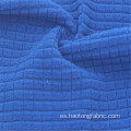 Tela elegante del invierno del paño grueso y suave azul de la tela escocesa a prueba de viento